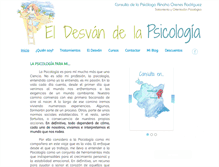 Tablet Screenshot of eldesvandelapsicologia.com